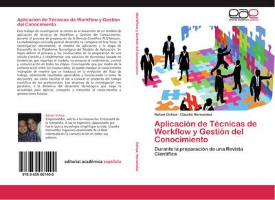 Aplicación de Técnicas de Workflow y Gestión del Conocimiento