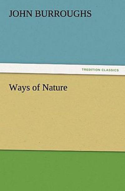 Ways of Nature