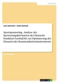Sportsponsoring - Analyse der Sponsoringaktivitaet