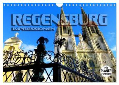 REGENSBURG - Impressionen (Wandkalender 2026 DIN A4 quer), CALVENDO Monatskalender