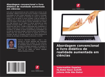 Abordagem convencional e livro didático de realidade aumentada em ciências