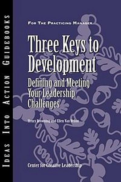 Three Keys to Development