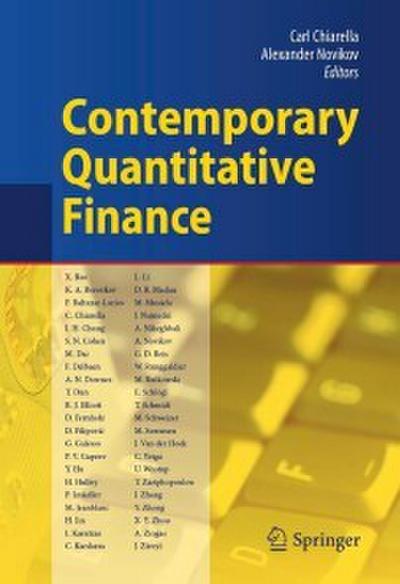 Contemporary Quantitative Finance