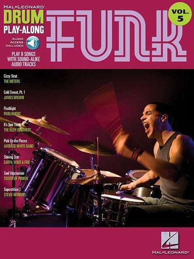 Funk - Drum Play-Along Volume 5 (Book/Online Audio)