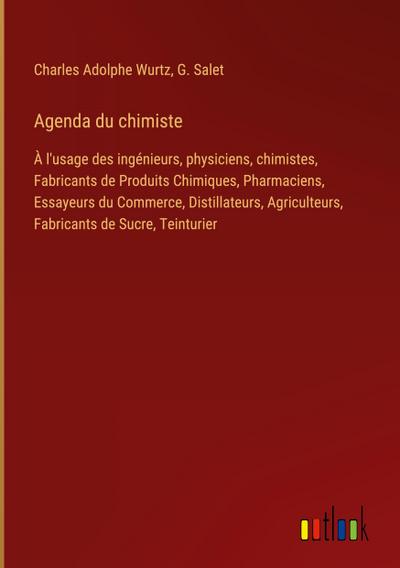 Agenda du chimiste