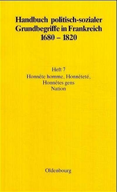 Honnête homme, Honnêteté, Honnêtes gens. Nation