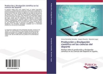 Producción y divulgación científica en las ciencias del deporte