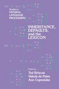 Inheritance, Defaults and the Lexicon
