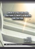 Concrete Structures and Structural Elements in Modern Construction