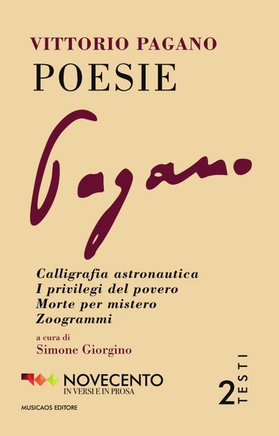 Pagano, V: Poesie