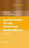Spectral Analysis of Large Dimensional Random Matr