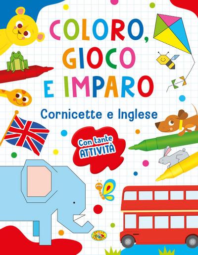 Cornicette e inglese. Coloro, gioco e imparo