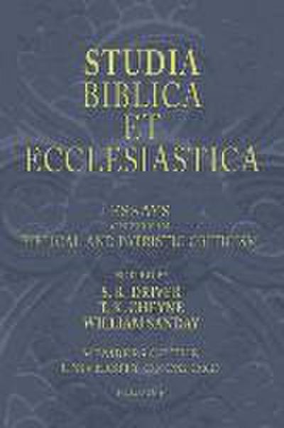 Studia Biblica Et Ecclesiastica, 5 Volumes