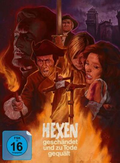 Hexen geschändet und zu Tode gequält, 1 4K UHD-Blu-ray + 2 Blu-ray (Limitiertes Mediabook, Cover A)