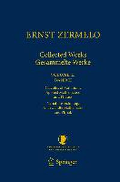 Ernst Zermelo - Collected Works/Gesammelte Werke II
