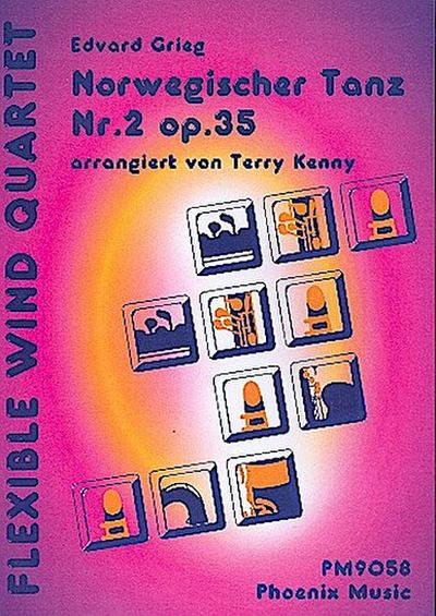 Norwegischer Tanz Nr.2 op.35für 4 Bläser (variabel)