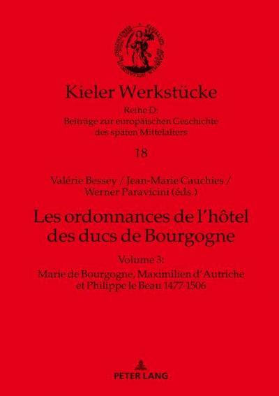 Les ordonnances de l’hôtel des ducs de Bourgogne