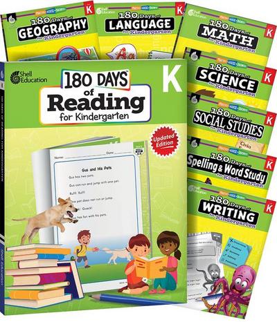 180 Days(tm) Bundle Grade K: 8-Book Set