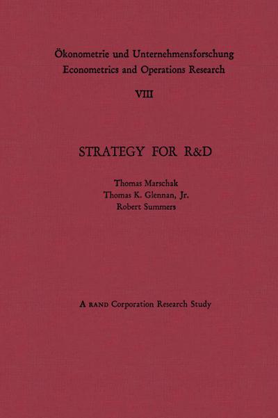 Strategy for R&D: Studies in the Microeconomics of Development