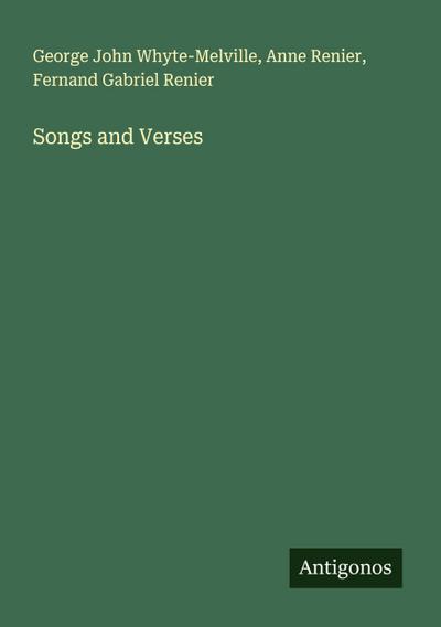Songs and Verses