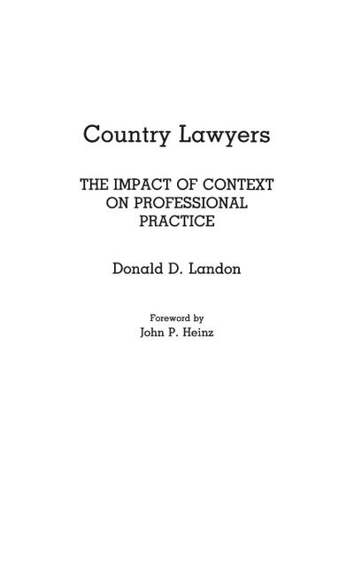 Country Lawyers