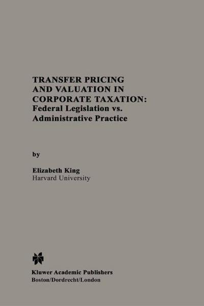Transfer Pricing and Valuation in Corporate Taxation
