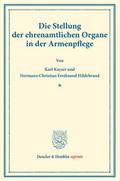 Die Stellung der ehrenamtlichen Organe in der Arme