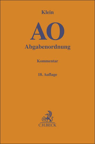 Abgabenordnung. AO
