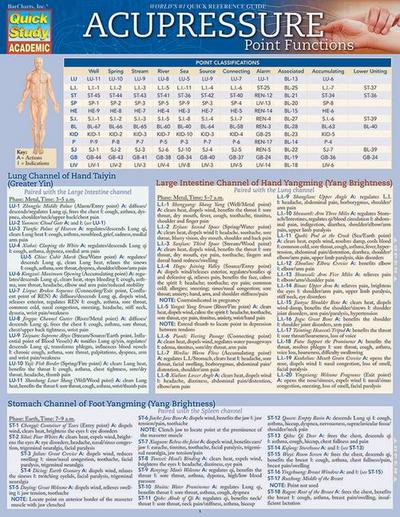 McMinn, C: Acupressure - Point Functions