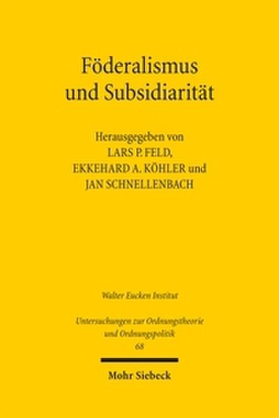 Föderalismus und Subsidiarität