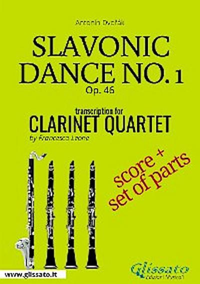 Slavonic Dance no.1 - Clarinet Quartet score & parts