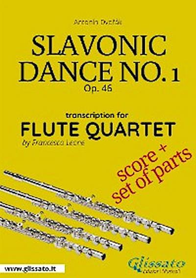 Slavonic Dance no.1 - Flute Quartet score & parts