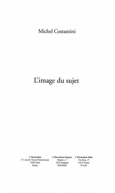 Image du sujet