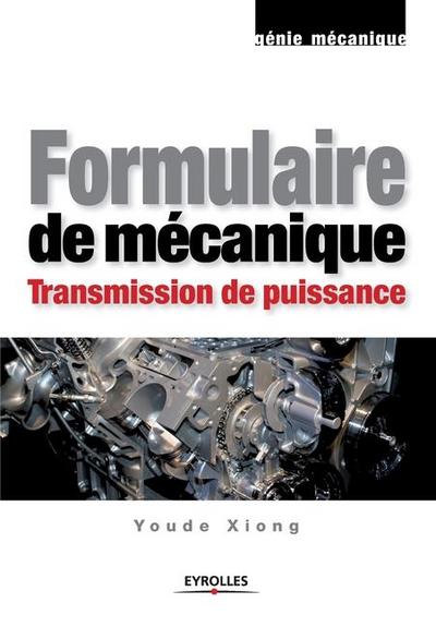 Formulaire de mécanique