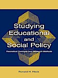 Studying Educational and Social Policy