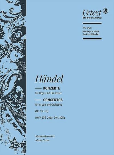 Könzerte für Orgel und Orchester Nr. 13-16