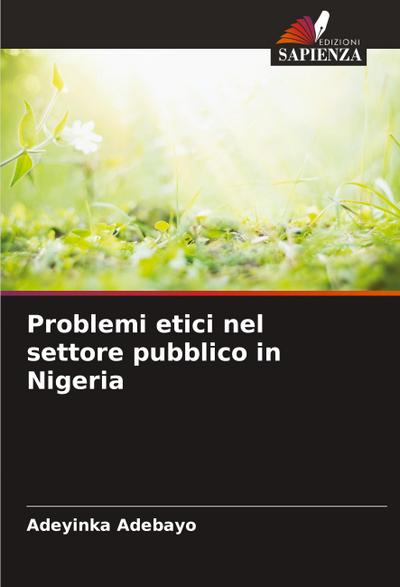 Problemi etici nel settore pubblico in Nigeria