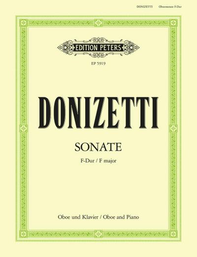 Donizetti, G: Oboe Sonata in F