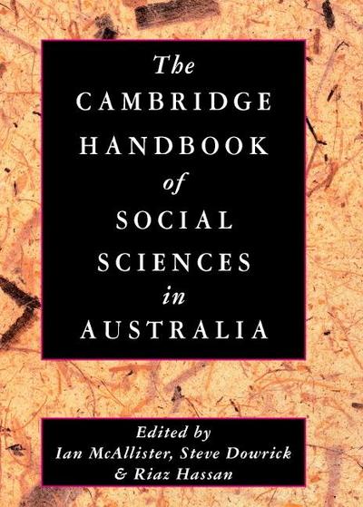 The Cambridge Handbook of Social Sciences in Australia