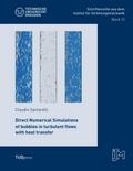 Direct Numerical Simulations of bubbles in turbulent flows with heat transfer