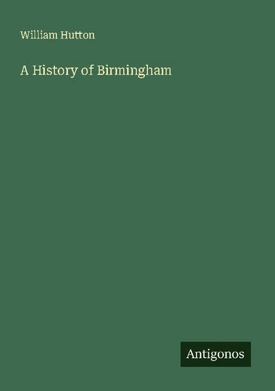 A History of Birmingham