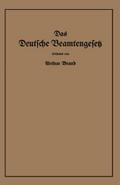 Das Deutsche Beamtengesetz (DBG)