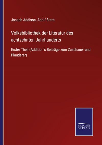 Volksbibliothek der Literatur des achtzehnten Jahrhunderts