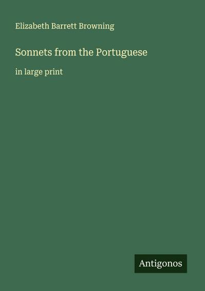 Sonnets from the Portuguese