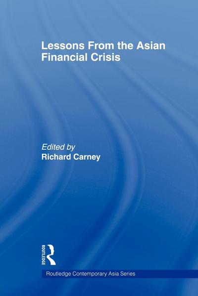 Lessons from the Asian Financial Crisis