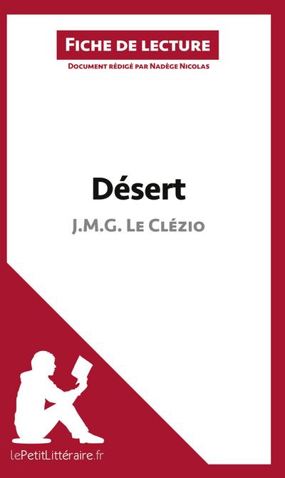 Désert de J. M. G. Le Clézio (Fiche de lecture)