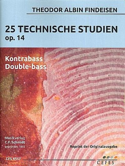 25 technische Studien op.14für Kontrabass