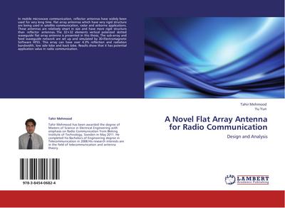 A Novel Flat Array Antenna for Radio Communication