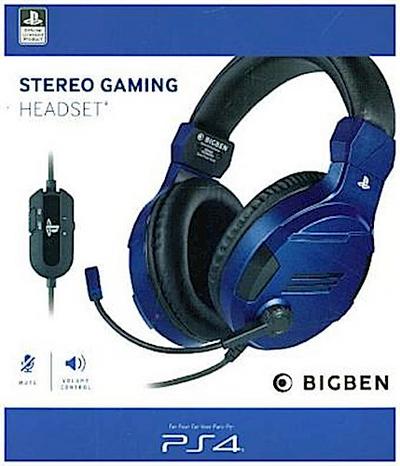 PS4 Headset Stereo V3 blue offizielle Playstation Lizenz