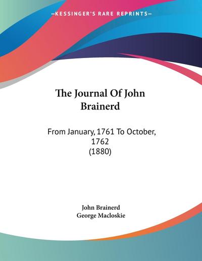 The Journal Of John Brainerd